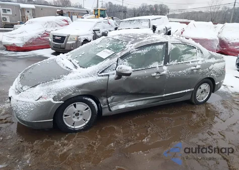 2008 Honda Civic Hybrid z USA, uszkodzony, nr VIN JHMFA36248S024429
